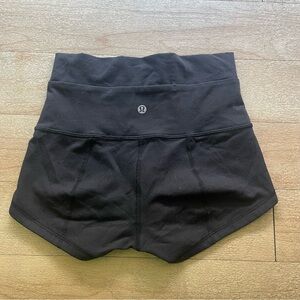 Black Lululemon Short Shorts